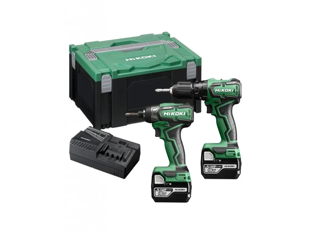 Aku set HiKOKI / Hitachi KC18DDWBZ - WH18DD + DV18DD