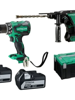 HiKOKI / Hitachi KC18DRBLWDZ 2-dílný set