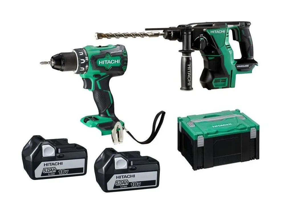 HiKOKI / Hitachi KC18DRBLWDZ 2-dílný set