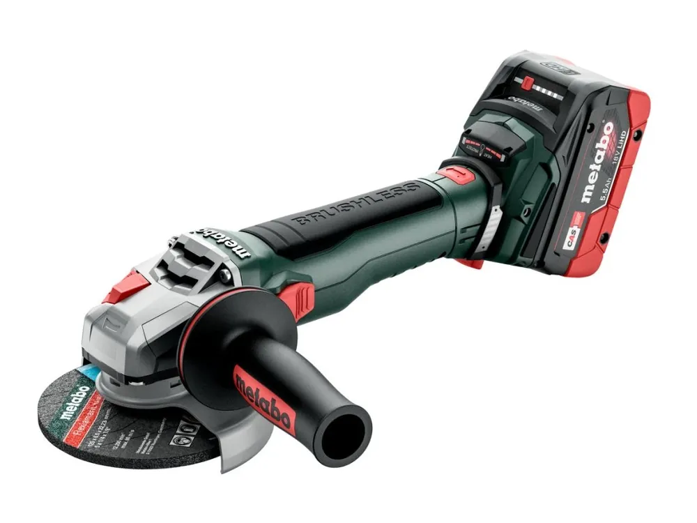 Metabo WB 18 LT BL 11-125 Quick 2x5,5 Ah 613054660