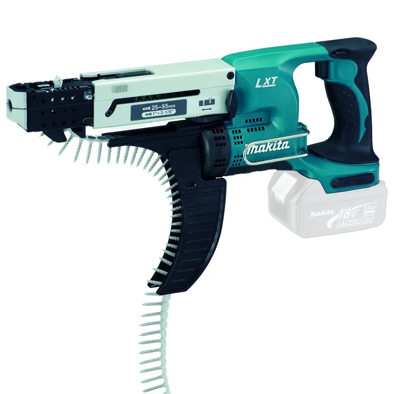 Makita aku šroubovák se zásobníkem 25-55mm,Li-ion LXT 18V, bez aku, DFR550Z