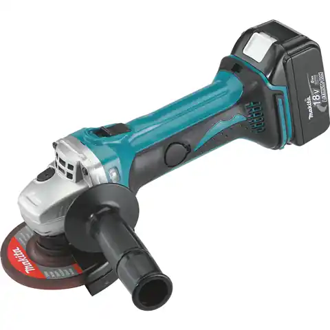 Makita aku úhlová bruska 115mm Li-ion LXT 18V/5,0Ah, Makpac, DGA452RTJ