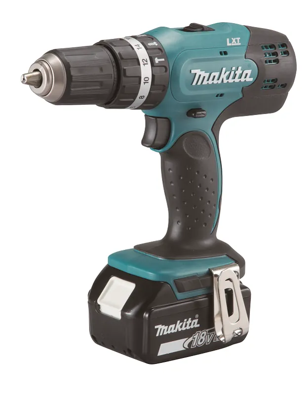 Makita aku příklepový šroubovák Li-ion, DHP453SFE LXT 18V 3,0 Ah