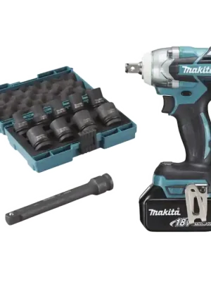 Makita DTW285RFJX Aku rázový utahovák s příslušenstvím Li-ion LXT 18V/3,0Ah
