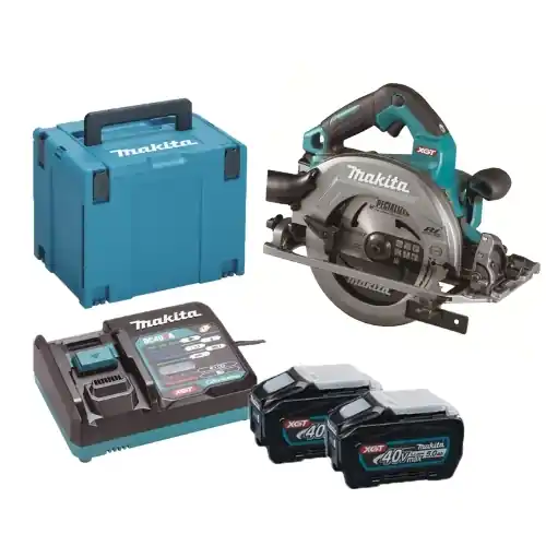 Makita aku okružní pila 190 mm Li-ion XGT 40V/4,0 Ah, Makpac, HS004GM202