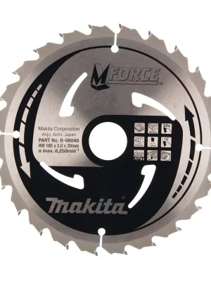 Makita příslušenství - pilový kotouč 185x30 24T B-08040