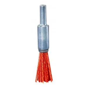 Štětcový kartáč z nylonu, D-45668, hrubý, válcová stopka, 12 mm