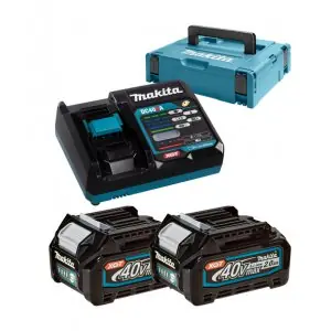 Makita sada Li-ion XGT 40V 2ksBL4020+1ks DC40RA+1ksMakpac, 191V07-0
