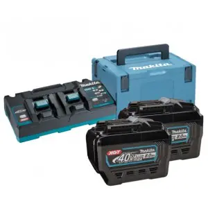 Makita sada Li-ion XGT 40V 2ks BL4080F+1ks Dvojnabíječka DC40RB+1ksMakpac, 191Y97-1