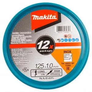 Makita řezný kotouč 125x1.0x22.23mm nerez A60U
