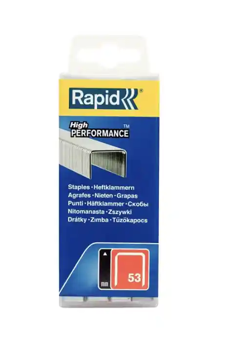 Rapid spony červená řada - 53/10 mm