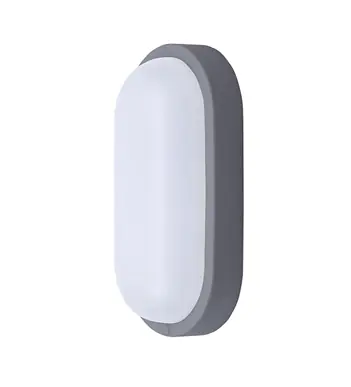 Solight WO0744-G LED venkovní osvětlení kulaté, 13W,910lm, 4000K,IP54 ,21cm, šedá barva