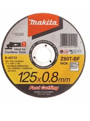 Makita B-45733 řezný kotouč 125×0,8×22.23 nerez 10ks