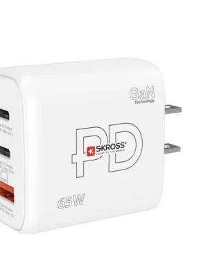 SKROSS DC57USA-PD65 USB A+C nabíjecí adaptér Power charger 65W GaN US, Power Delivery, typ A