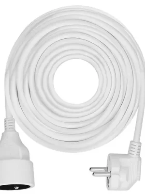 Solight PS12 1z prodlužovací přívod - spojka, 15m, 3 x 1,5mm2, bílá