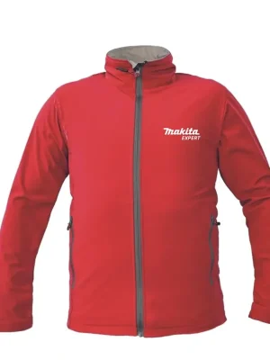 Softshell bunda Makita - červená