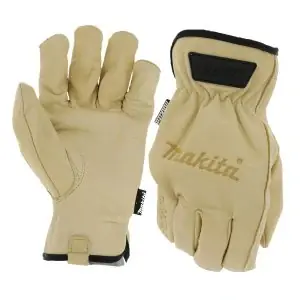 Makita rukavice pracovní kožené, velikost XL/10, P-84648