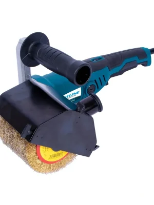 XTLINE satinační válcová bruska 1300 W + ocelový kartáč válec 120x100x0,3 mm, XT105350K