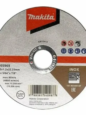 Makita D-65969 řezný kotouč 125x1,0x22,2mm NEREZ
