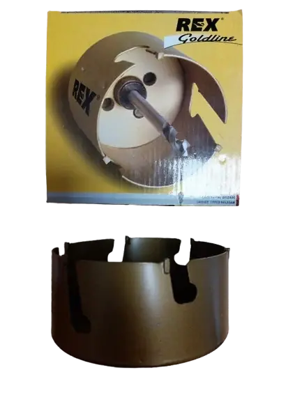Vrták korunkový 152mm s SK plátky GOLDLINE REX, 6101521