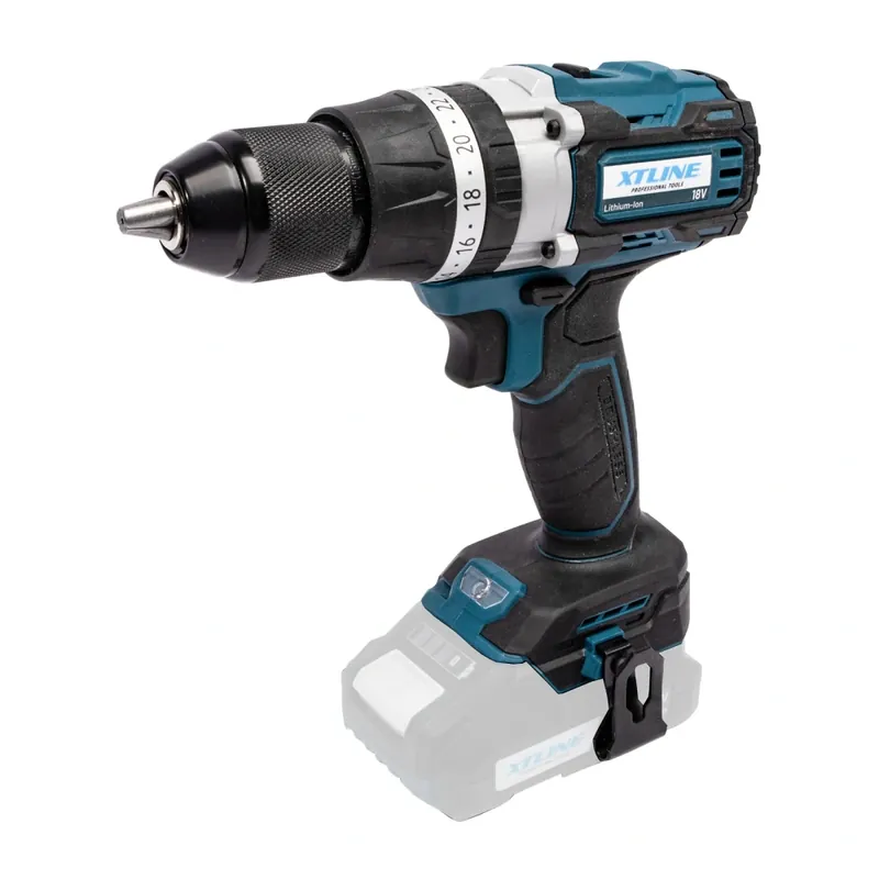 XTLINE aku vrtačka s příklepem bezuhlíková 18 V, 70 Nm, XT102805