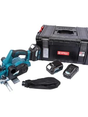 XTLINE aku hoblík 18 V + 2 baterie 5.0 Ah + nabíječka 3.5 A + box, XT102750-2B5B