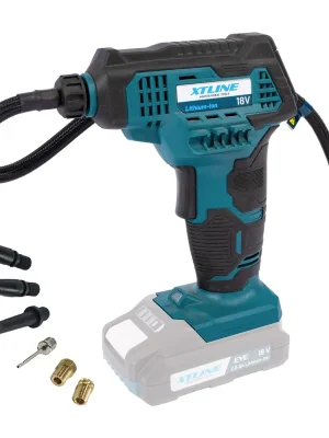 XTLINE aku kompresor 18 V + příslušenství, XT102775