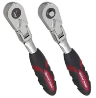 Souprava 1/4" ráčen s flexi hlavou mini 2 ks 3201F