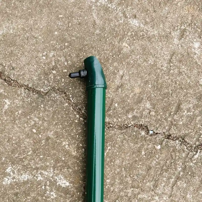 Plotová vzpěra Zn+PVC zelená – 2000 x 38 x 1,25 mm
