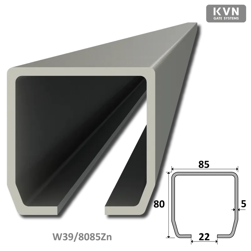 Kolejnice C - Zn – 80x80 x5,0 / 3m
