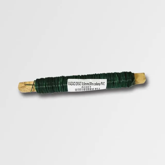 Drát vázací PVC 0,9x 30m zelený