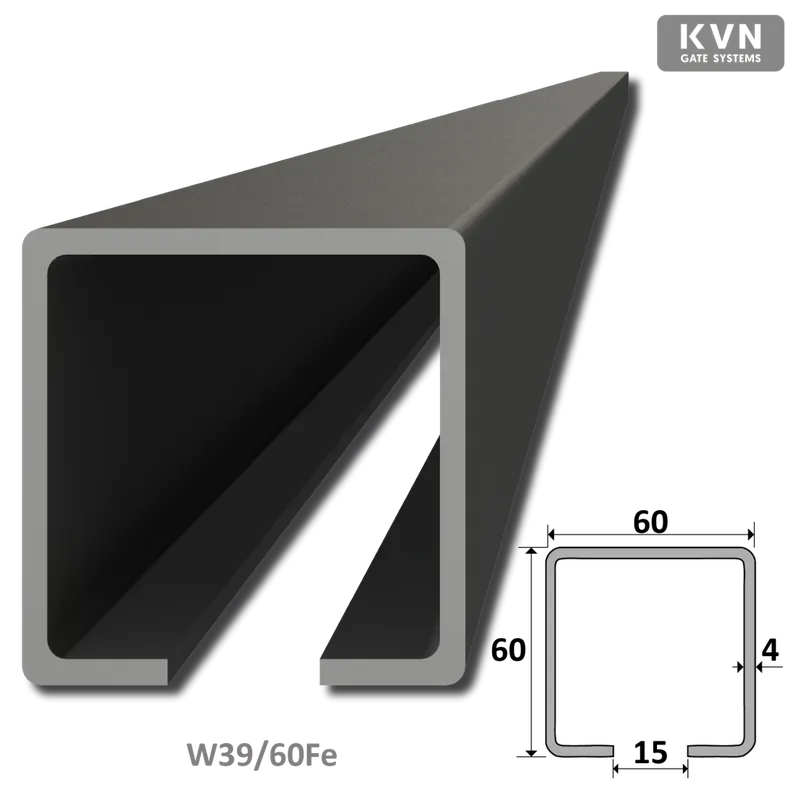 Kolejnice C - Fe – 60x60 x4,0 / 6m