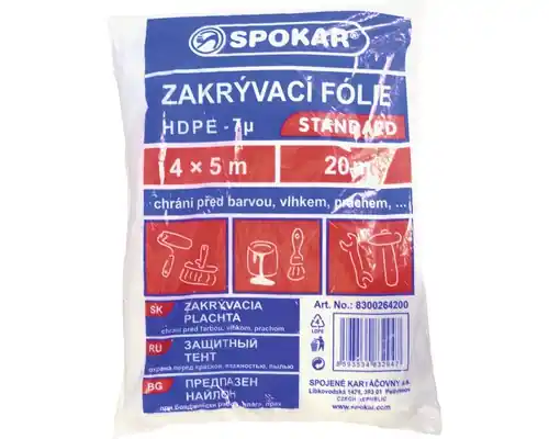 Folie zakrývací 4x 5 7 µ