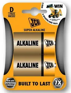 Baterie 1,5V D LR20 2ks JCB