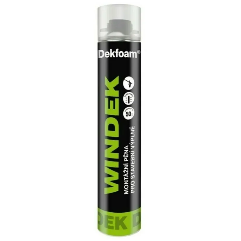 Pěna montážní DEKFOAM WINDEK pistol 750 ml