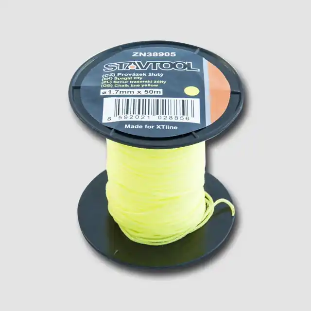 Provázek zed 1,7mm 50m žlutý