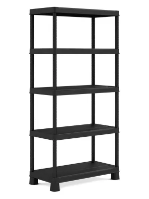 Tribac 009933BK01 Regál 5 polic, šířka 90 cm KIS-KETER