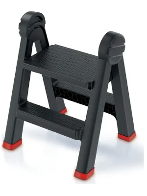 KLD4565-3020 Schůdky TITAN LADDER, 47x43,5x63 cm, černé Kistenberg
