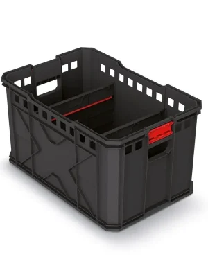 Modulární přepravní box X BLOCK PRO černý 536x354x300 Kistenberg