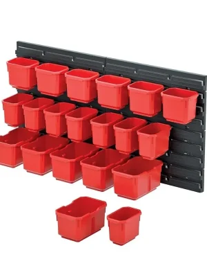 Závěsný panel s 20 boxy na nářadí ORDERLINE 800x392x195 Kistenberg