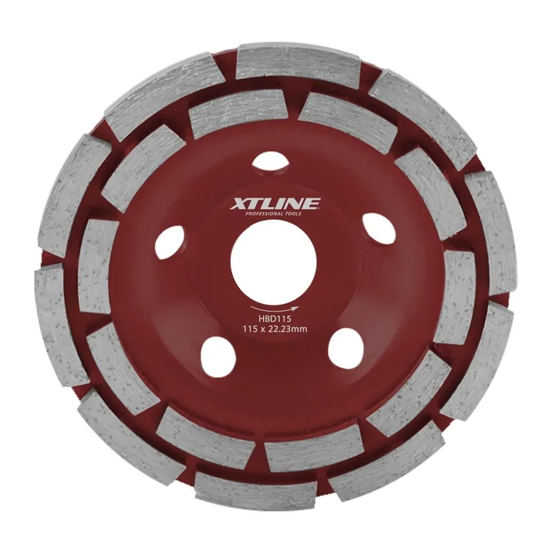XTLINE Kotouč diamantový brusný dvouřadý | 125x5x22,2 mm XTline