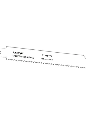 XTLINE Pilové plátky mečové Bimetal | 152x19x0,9 mm, 10-14 Tpi (1bal/5ks)  XTline