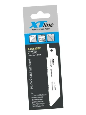 XTLINE Pilové plátky mečové Bimetal | 100x19x0,9 mm, 14 Tpi (1bal/5ks)  XTline