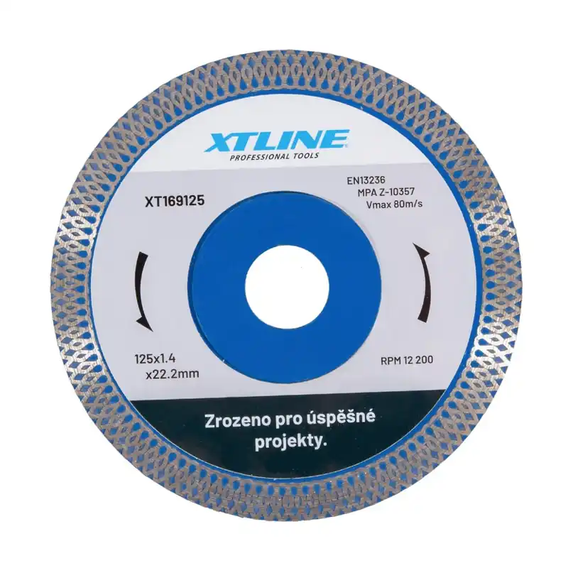 XTLINE Kotouč diamantový turbo | 125x1,4x10x22,2 mm XTline