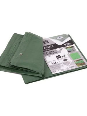 Plachta 80g ZELENÁ 2x8m MASIPRO