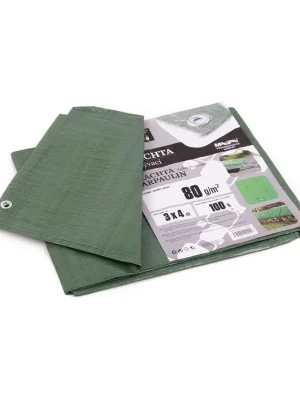 Plachta 80g ZELENÁ 3x4m MASIPRO