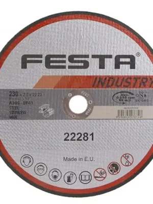 Kotouč řezný FESTA INDUSTRY na kov 230x2.5x22.2mm  FESTA