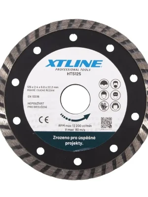 XTLINE Kotouč diamantový turbo | 125x2,4x22,2 mm  XTline