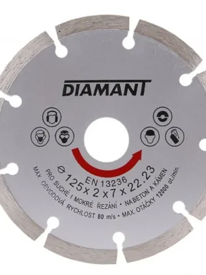Kotouč diamantový DIAMANT 125x2x22.2mm segment FESTA