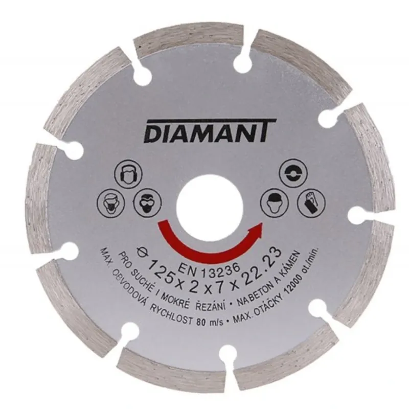 Kotouč diamantový DIAMANT 125x2x22.2mm segment FESTA